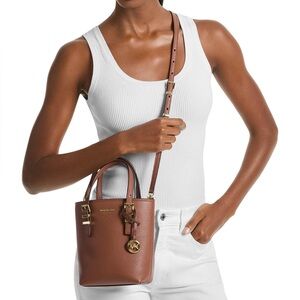 Michael Kors Pebbled White Tote